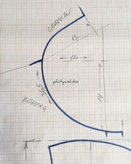 ​Кроим капюшон