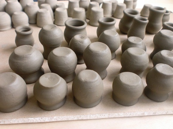 ​Лепка из глины, высушенной на воздухе