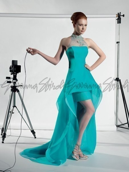 Моделирование платья с перепадом длины юбки