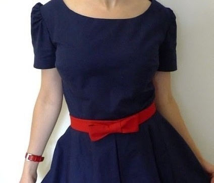 Шьём съёмный пояс с бантом Шьём съёмный пояс с бантом