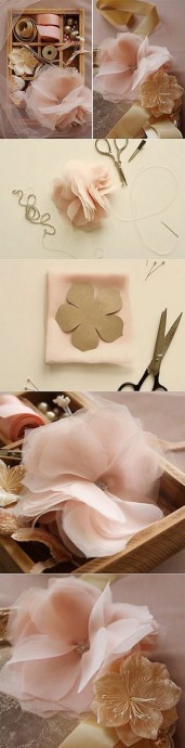 ​Создание тканевых цветов