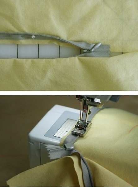 Вшиваем потайную молнию