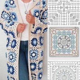 Схема квадрата крючком и не только