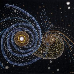 ​Вышиваем звёздное небо