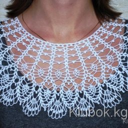 Воротничок "Вдохновение морозных узоров"