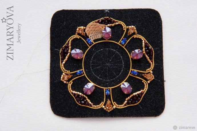 Мастерим брошь-цветок "Flower of the Universe": часть 2 Мастерим брошь-цветок "Flower of the Universe": часть 2