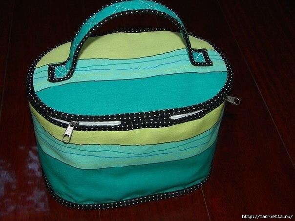 Шьем сумку для туалетных принадлежностей