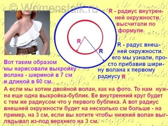 Шьем воланы