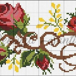 Вышиваем цветочные узоры