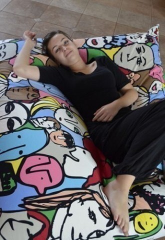 Как сшить кресло-мешок: мастер-класс