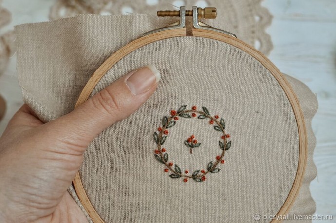 Мастер-класс по созданию новогоднего декора с вышивкой Мастер-класс по созданию новогоднего декора с вышивкой