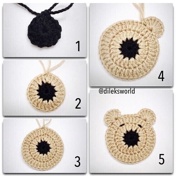 Мишки: схемы для пледа