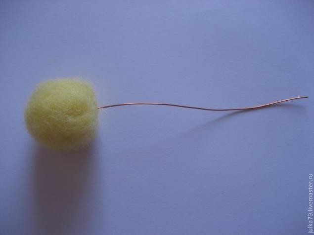 Роза в технике сухого валяния: мастер-класс, часть 1