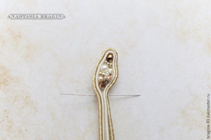 ​Создание сутажной броши "Лавры Афродиты": часть 1