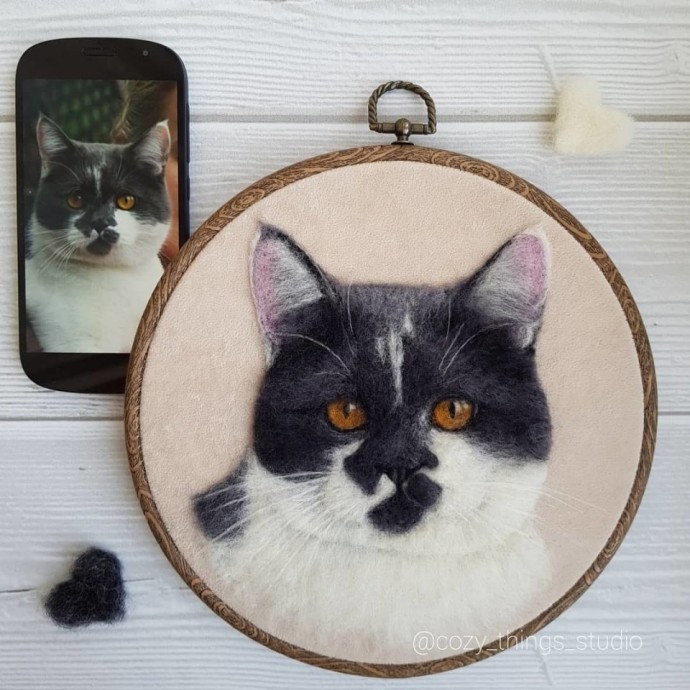 ​Валяем из шерсти кошек и собак