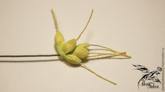 ​Делаем колосок из фоамирана: часть 3