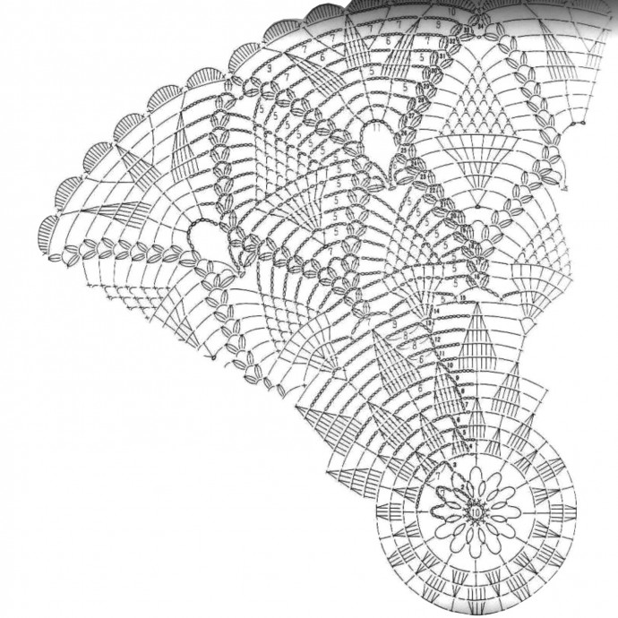 ​Летний берет из пряжи