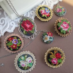 Микро вышивка