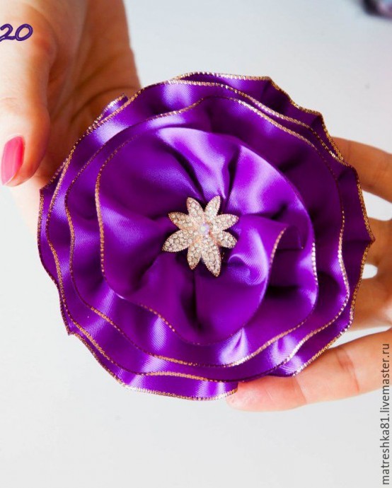 ​Создаем нарядный ободок для волос: часть 3