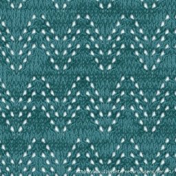 Ажурный узор с треугольным рисунком