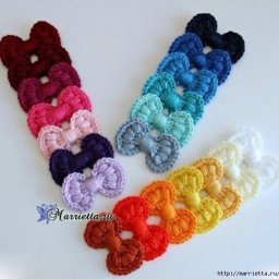 ​Бантики крючком