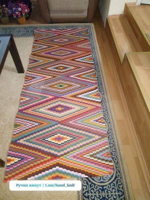 ​Яркие пледы из мотивов