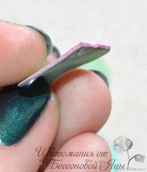 Создаем эвкалипт "Бейби Блю" из фоамирана: часть 2