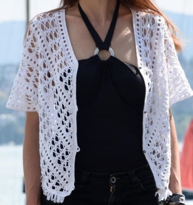 Шаль крючком Шаль крючком