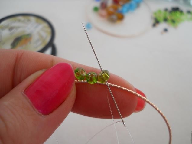 Ажурный браслет "Бабочки": часть 1