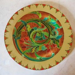 Воплощаем модерн в росписи по стеклу: часть 1