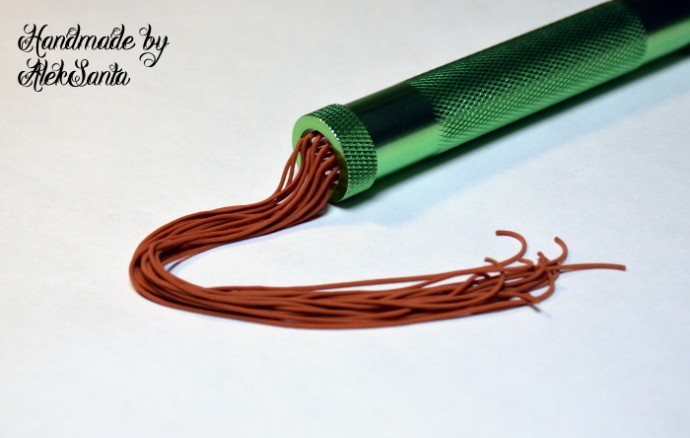 Круговое плетение из полимерной глины: часть 1