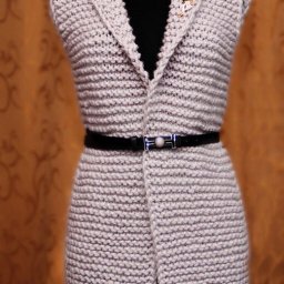 Жилет спицами