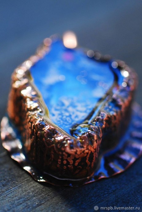 ​Делаем кулон из меди с заливкой ювелирной смолой: часть 2
