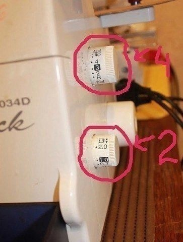 Рюши на оверлоке Рюши на оверлоке