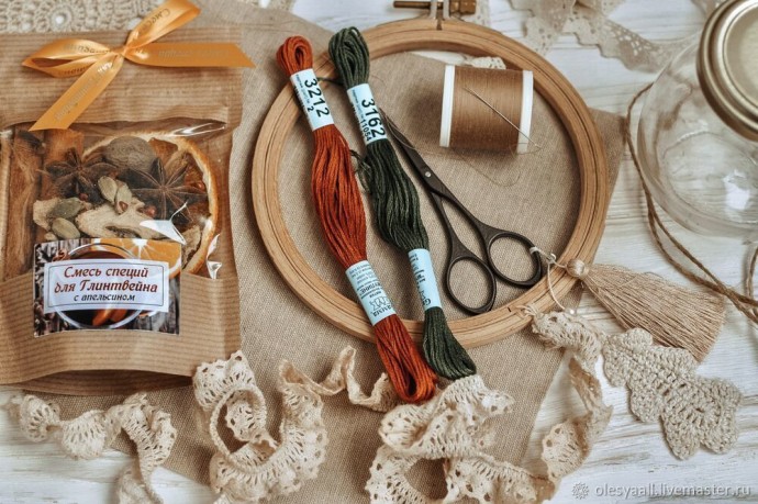 Мастер-класс по созданию новогоднего декора с вышивкой Мастер-класс по созданию новогоднего декора с вышивкой