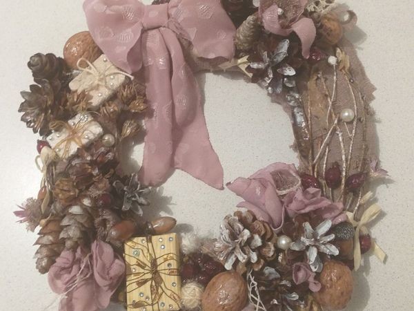 Создаём рождественский венок: часть 1