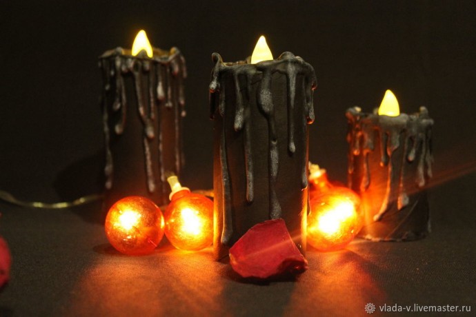 ​Создаём "вечные" свечи для декора: часть 1