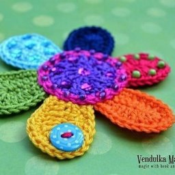 ​Вяжем крючком "Цветик-семицветик"