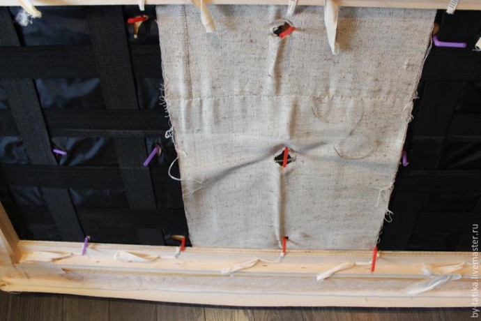 ​Меняем обивку дивана: часть 3