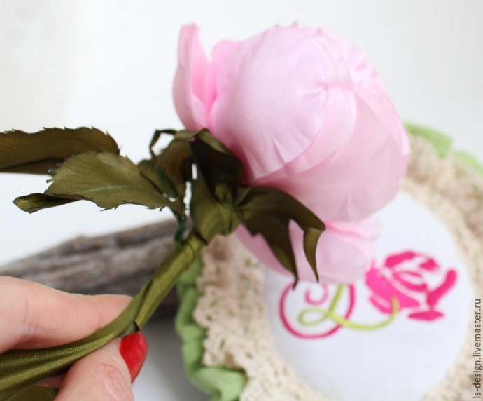 ​Роза из тафты "100 лепестков": мастер-класс, часть 4