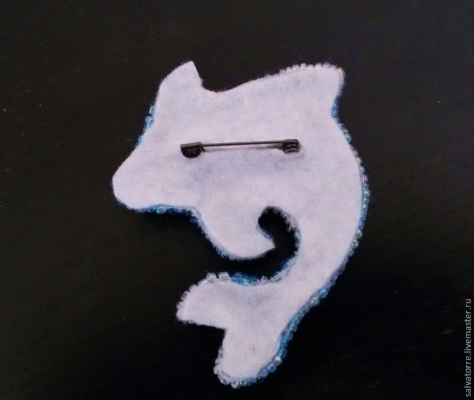 Создаем брошь "Дельфин Атлантиды"