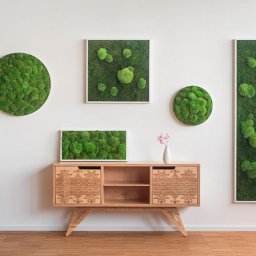 Панно из мха