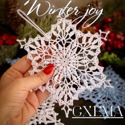 ​Салфетка в форме звездочки