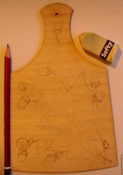 Украшаем разделочную доску