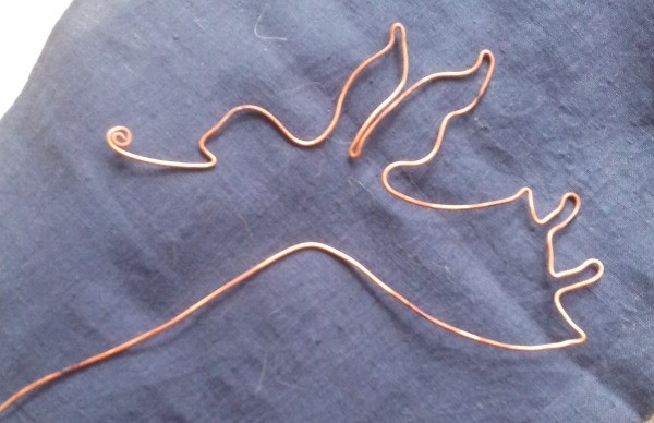 ​Делаем из медной проволоки ангела с трубой: часть 1