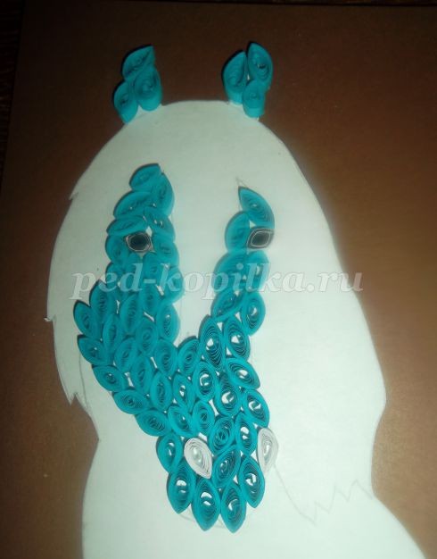 ​Делаем лошадку в технике квиллинга: мастер-класс, часть 2