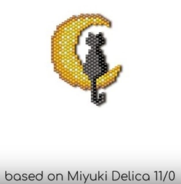 Кошка на луне