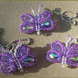 Бабочка из бисера