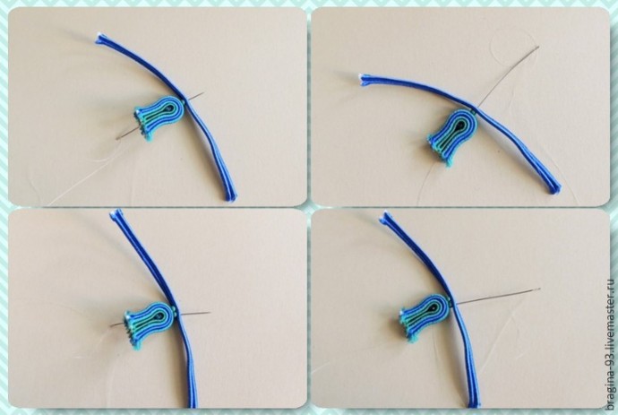 Создаем украшение "Гребень Ундины" с кристаллом Swarovski: часть 2