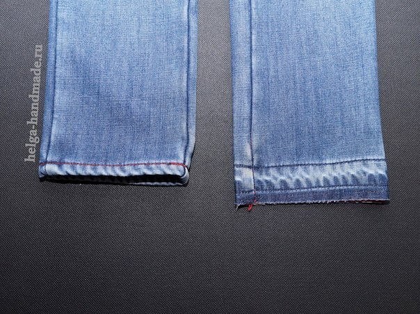 Как удлинить джинсы своими руками
